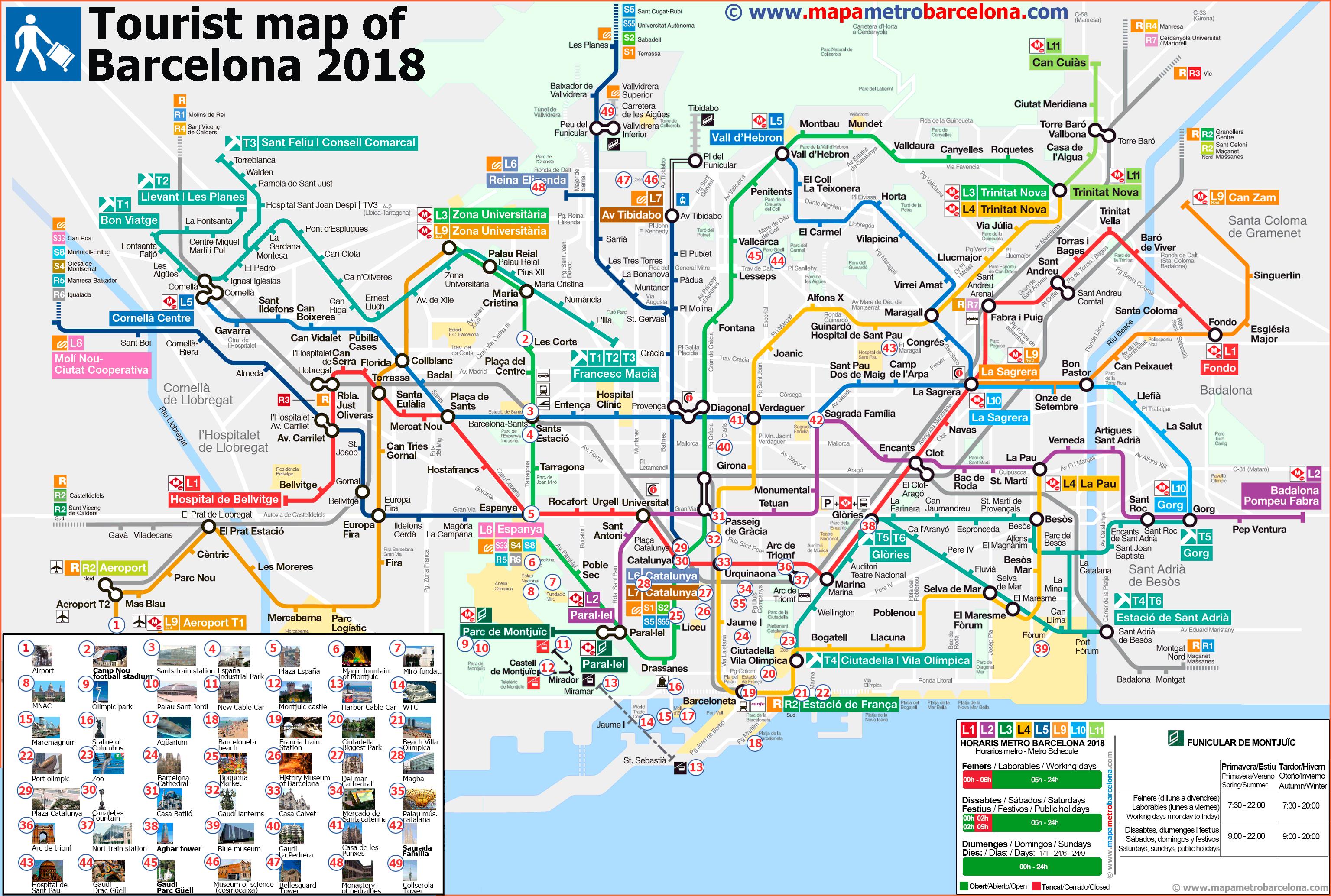 Barcelona Sevärdheter Karta | Göteborg Karta